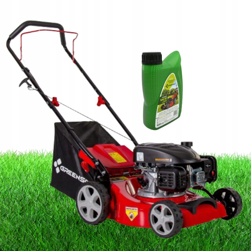 Benzínová kosačka na trávu Greenso KS41-L123, 123 cm³, 2,1 kW, kôš 40 cm, 45 l